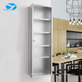 #7043 Wall mounted stainless steel kitchen mirror cabinet